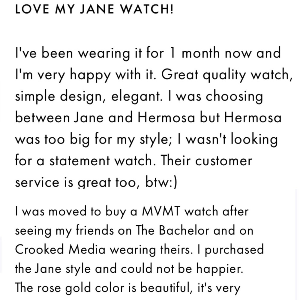 🆕 MVMT Rose Gold Jane Watch - Picture 8 of 8